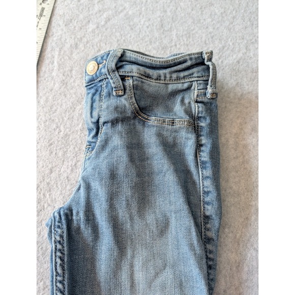 Hollister Jeans 00R Womens 23x28 Low-Rise Jean Legging Light Wash Stretch Skinny - Picture 12 of 15